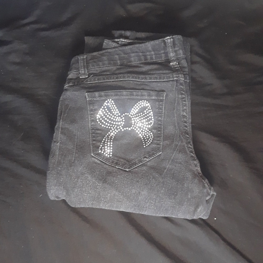 🌞 Jordache skinny faded distressed girls jeans